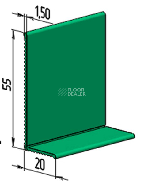 Плинтус Гибкий плинтус (плинтусная лента) JL 55x20 Гибкий плинтус (плинтусная лента) JL 55x20 фото 1 | FLOORDEALER